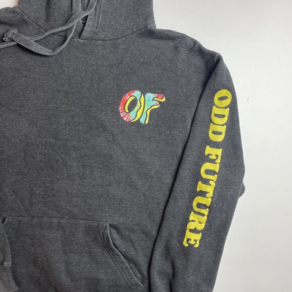 Odd Future Pullover Hoodie Men Large (fit M) Gray Tie Dye logo (Please read) - Picture 2 of 11